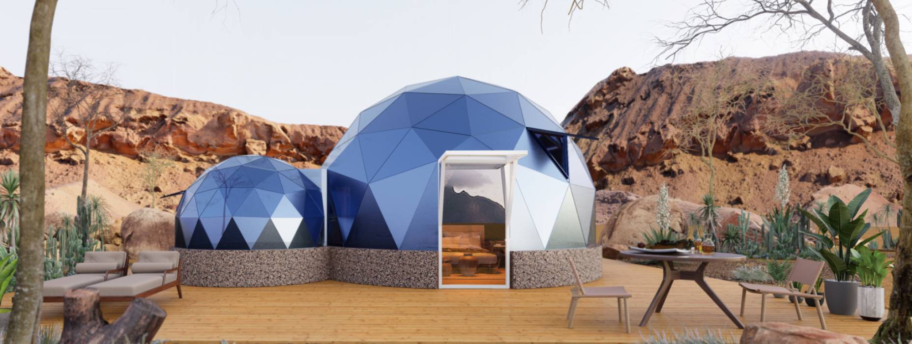 崇义县球形智能光伏玻璃星空房